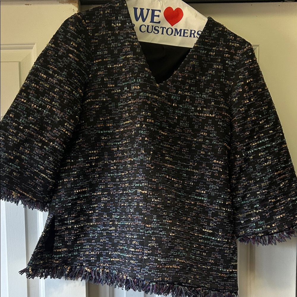 Tuckernuck Multicolor Tweed Blouse